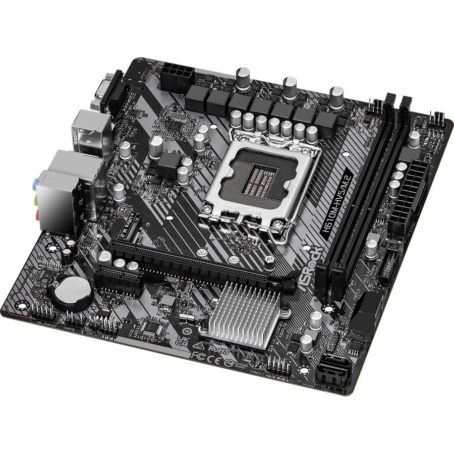 ASRock H610M-HVS/M.2 DDR4 (LGA1700, H610, DDR4, USB3.2, SATA3)