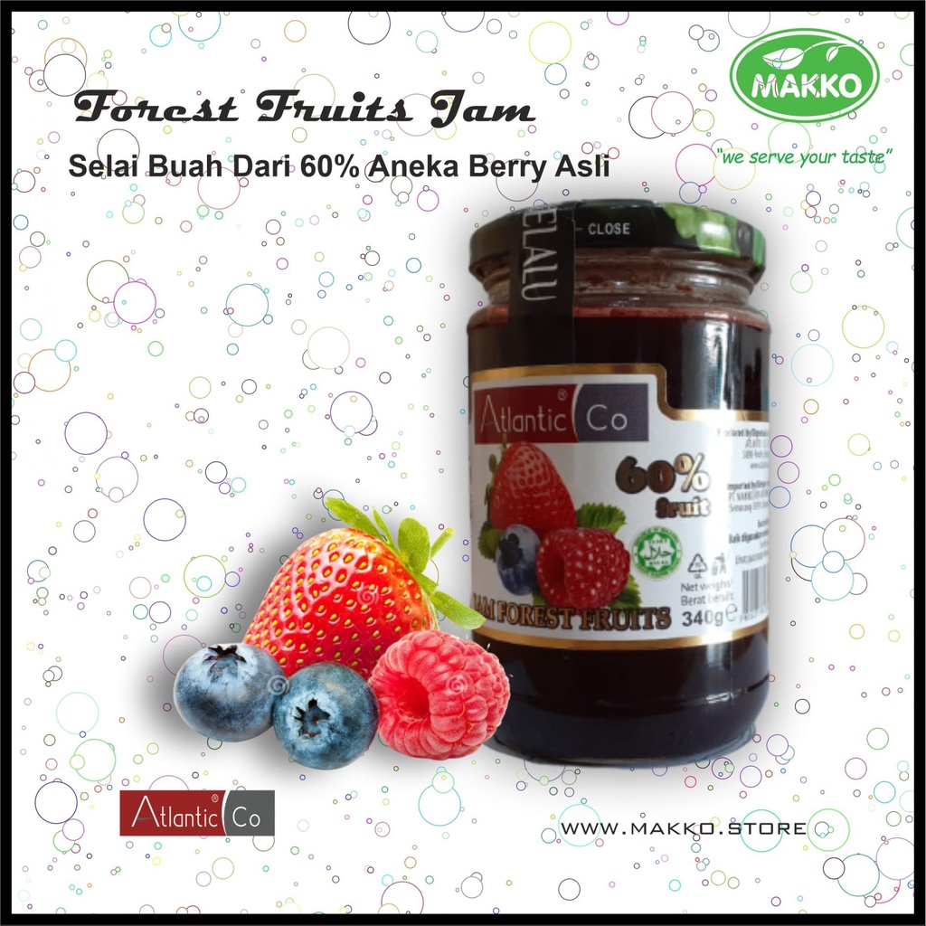 

Selai Buah Forest Fruits Jam | Atlantic Co ( 340gr )