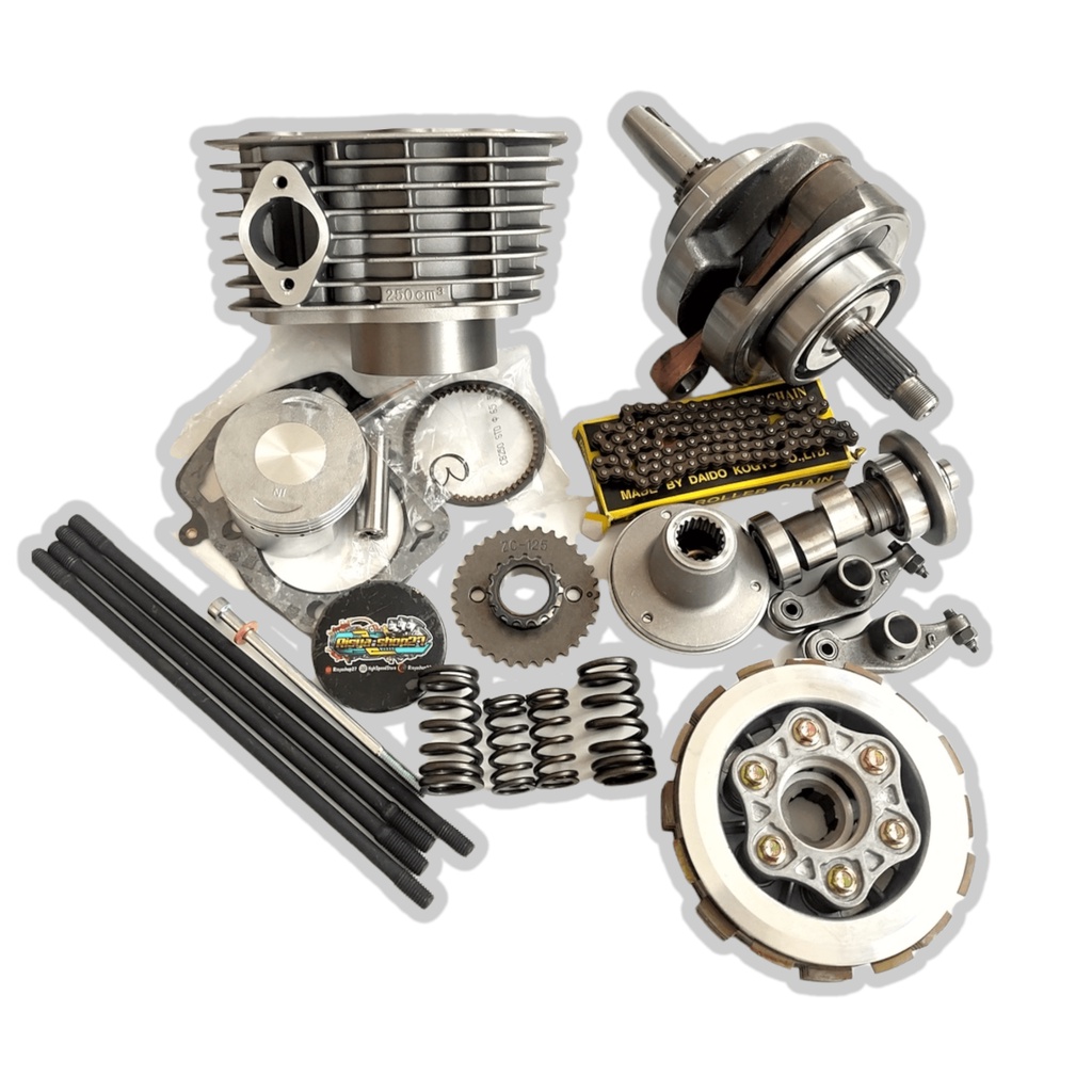 Paket bore up 230 cc stroke up PNP tiger megapro GL neotech Langkah 68 piston 65.5 mm