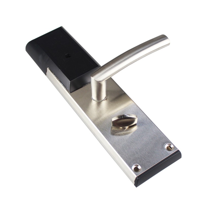 Smart Door Lock With Card Number H1312 - SILVER [LEFT] KlikVape Bandung