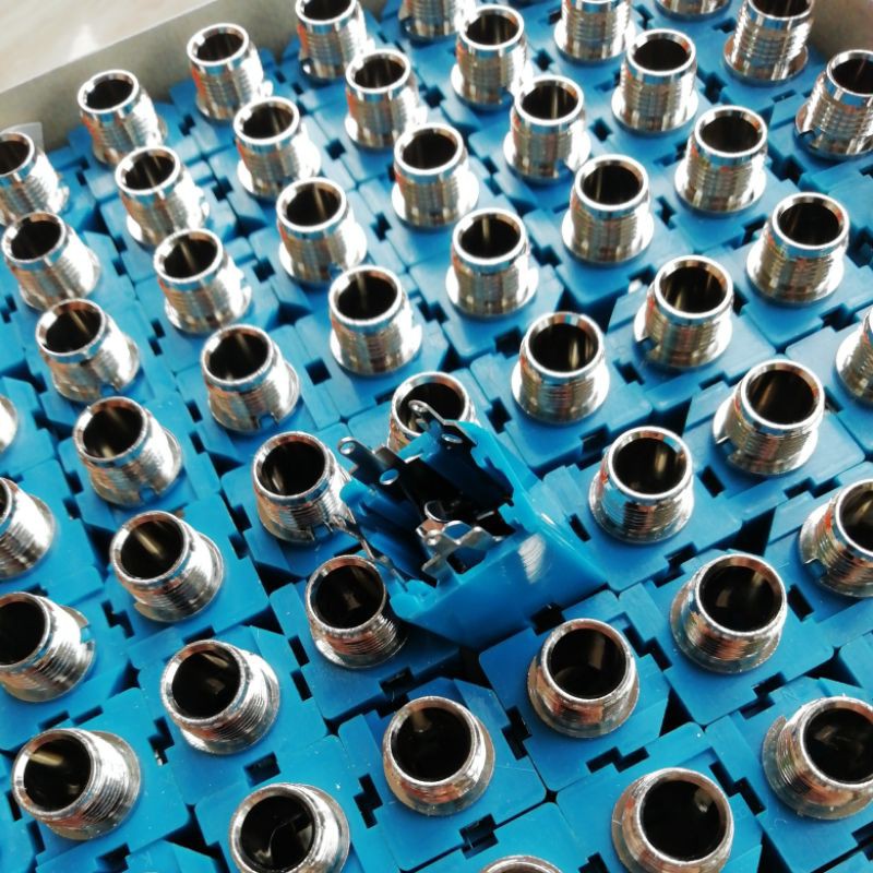 SOCKET MIC SOKET AKAI MONO / STEREO BIRU TEMBAGA