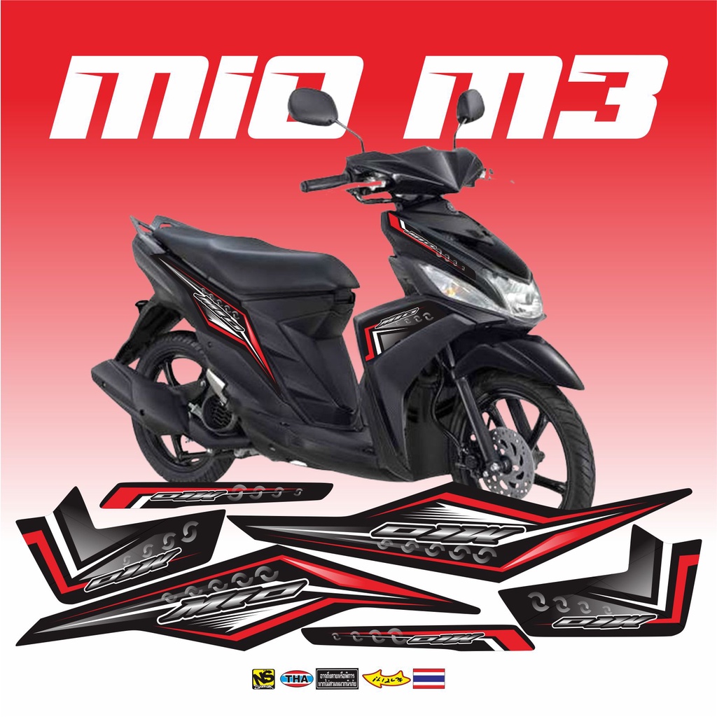 COD STRIPING VARIASI MIO M3 YAMAHA MIO M3 VARIASI STRIPING STICKER YAMAHA MIO M3 VARIASI