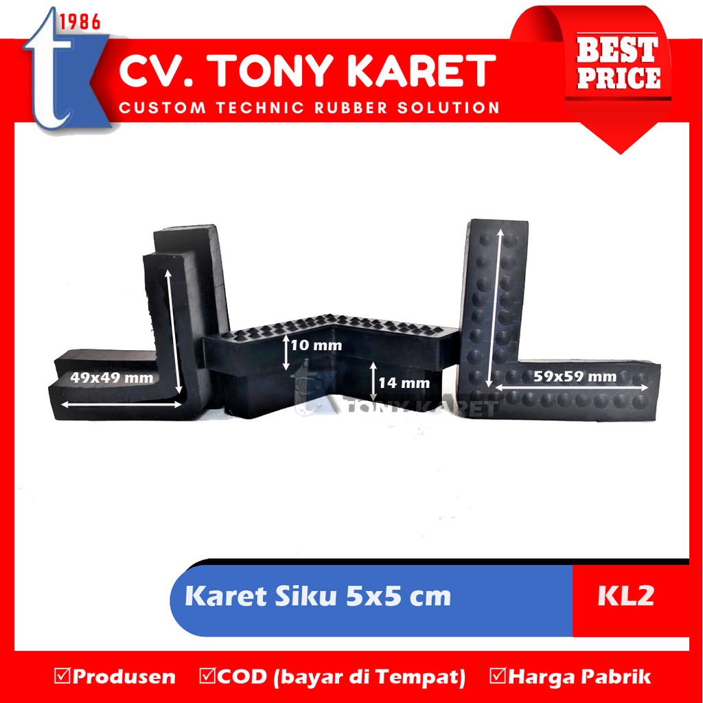 

karet siku 5 x 5