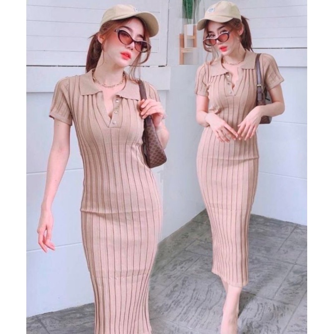 MDLV ~ Dress Diana Rajut Bodycon