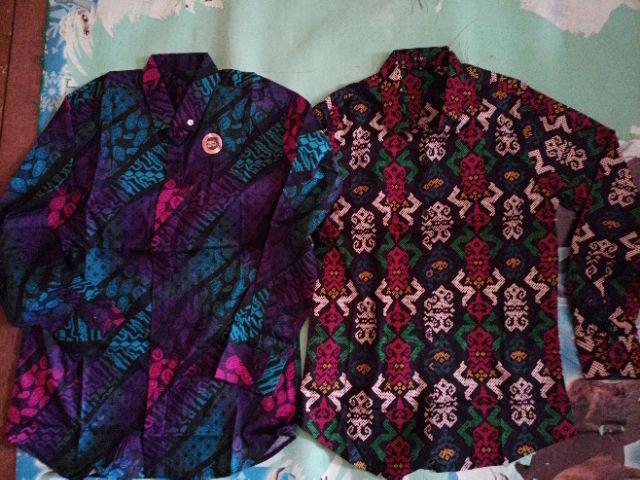 Ameliashop16 Batik Couple Modern Cewek Cowok Songket