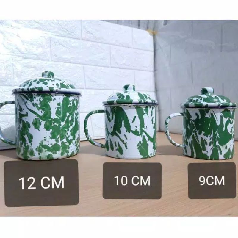 Mug Cangkir Enamel / Blirik 9 Timbangan