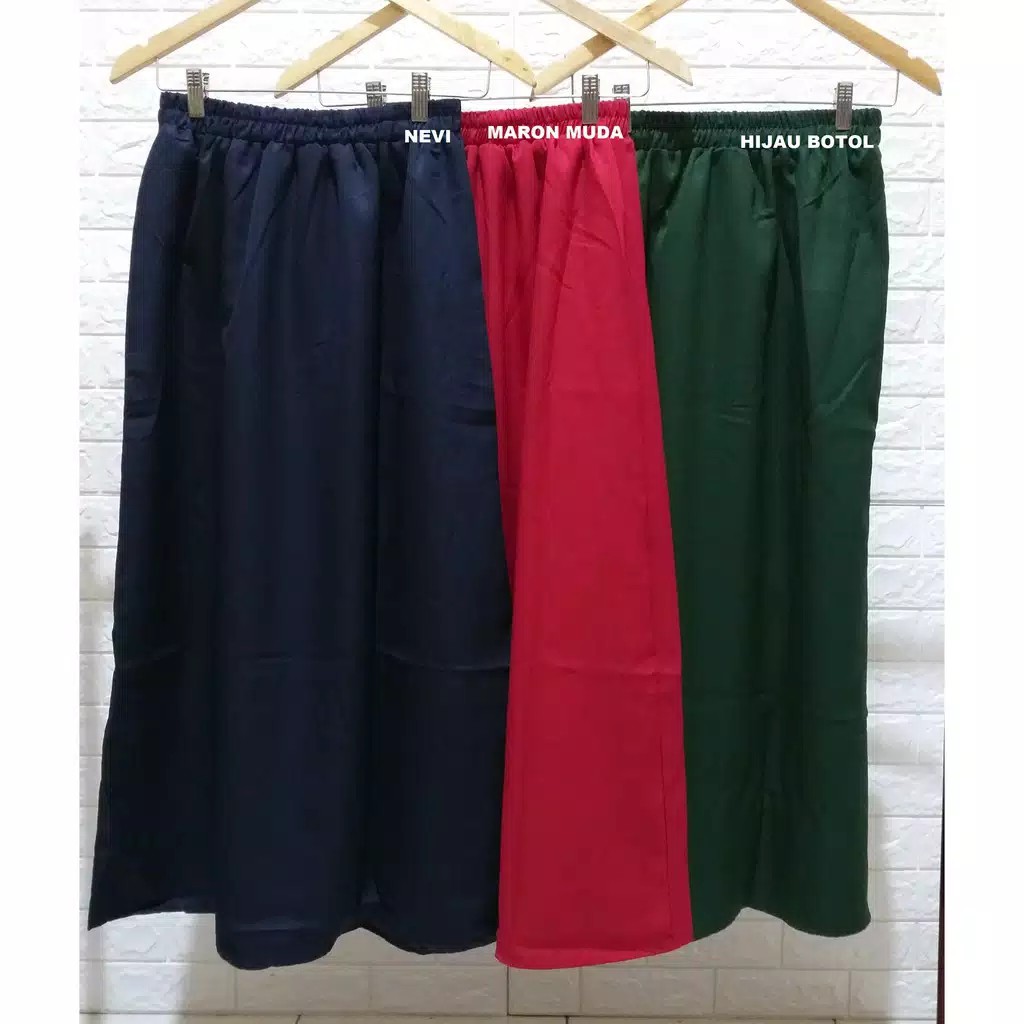 ROK PANJANG MUSLIM POLOS / BAWAHAN MUSLIM / ROK KERJA SUPERNOVA