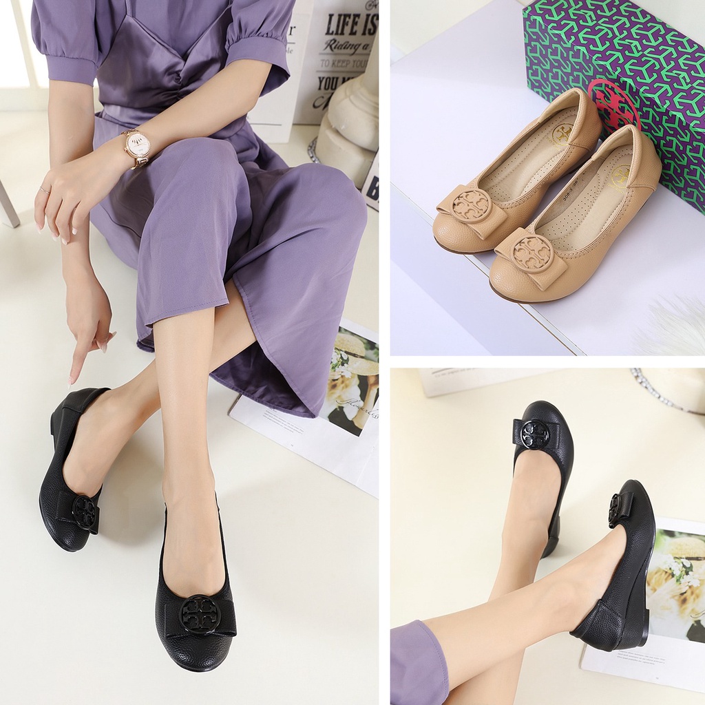 SEPATU WANITA WEDGES SHOES IMPORT 308-3