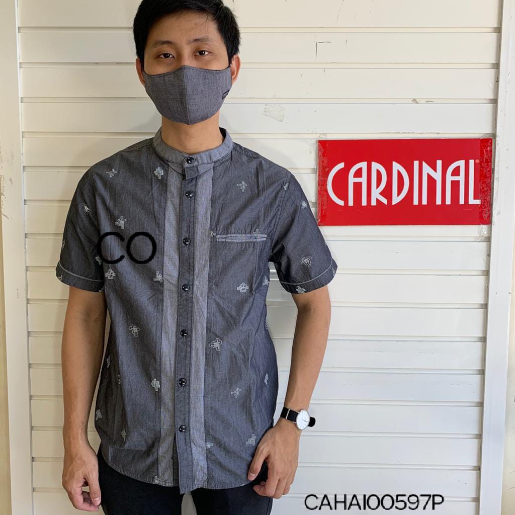 BB CARDINAL KEMEJA KOKO PRIA LENGAN PENDEK FORMAL Baju Cowok Original