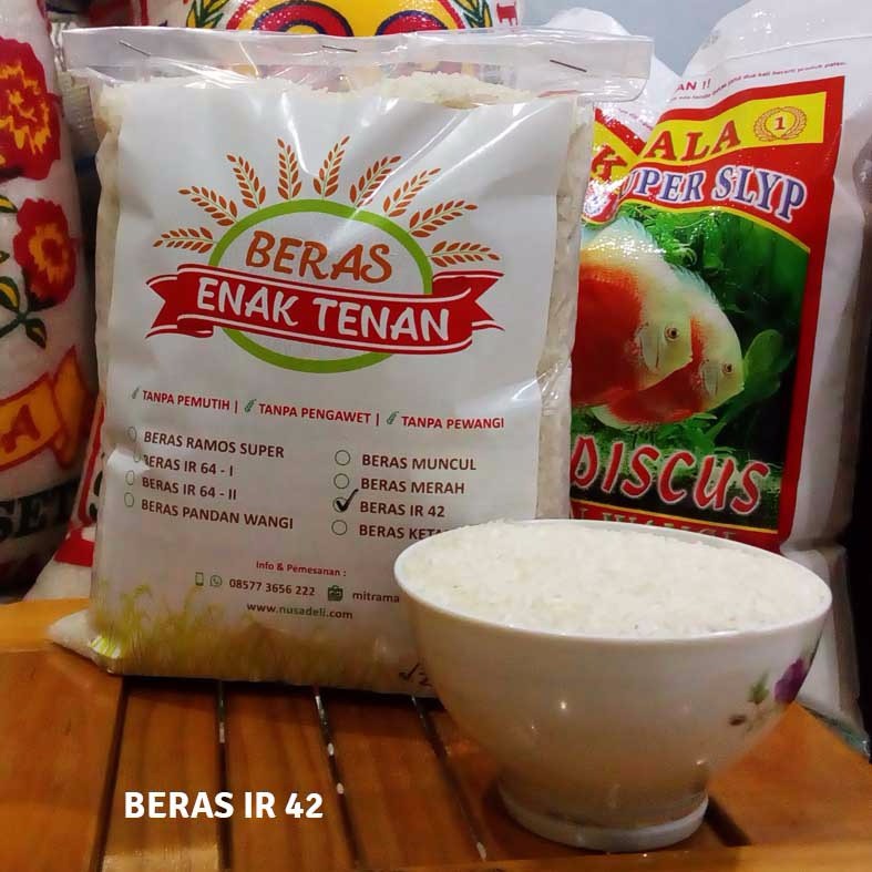 Beras Ir 42 Beras Pera Cap Enak Tenan 5 Kg Indonesia
