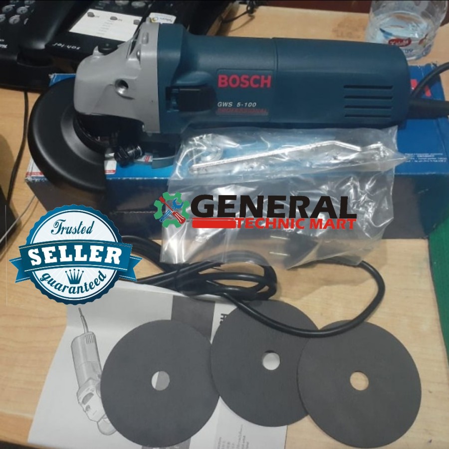 BOSCH GWS 5-100 angle grinder GWS5-100 gerinda tangan 4"