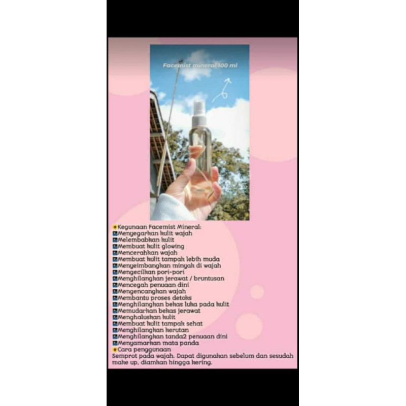 [Free GIFT] facemist NSTM NASA