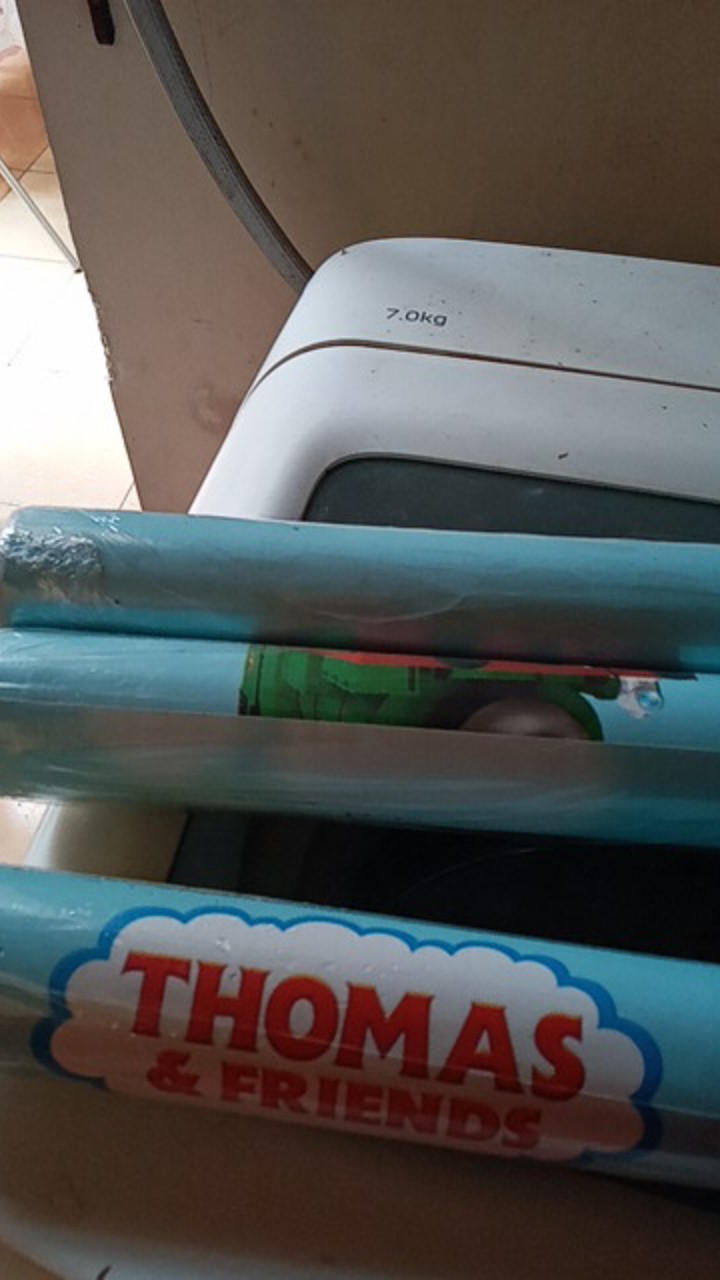 Wallpaper Dinding/wallstiker Dinding/wallpaper Dinding Anak Sticker Kartun Thomas N Freind 45cmx10m