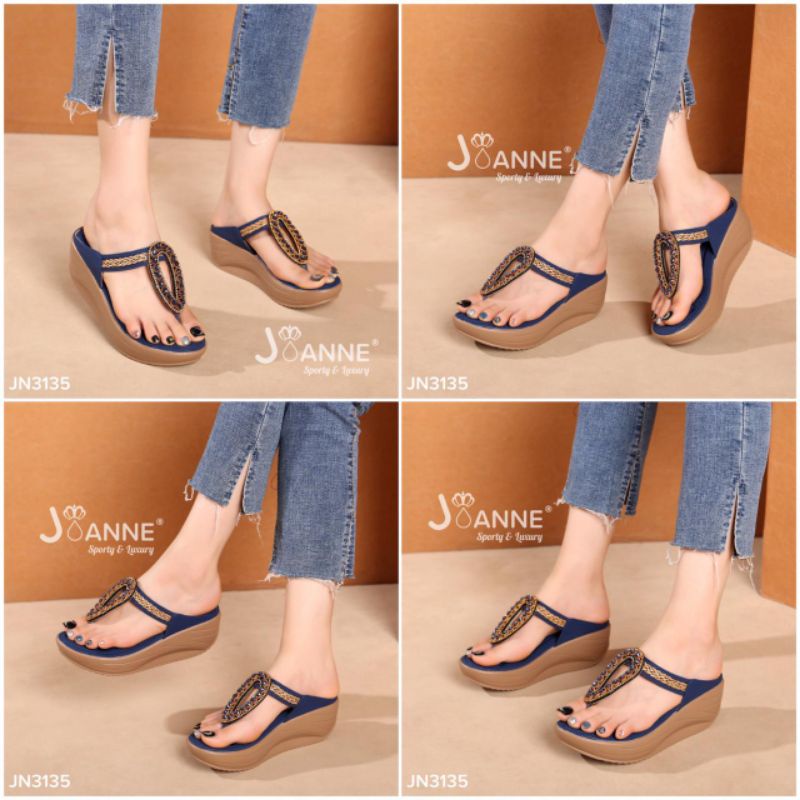 RESTOCK!! [ORIGINAL] JOANNE Wedges Sandals Sepatu Wanita #JN3135