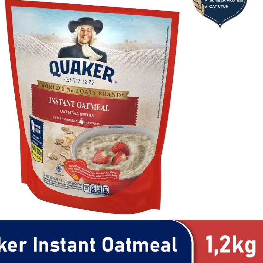 

V-73 Quaker Instant Oatmeal 1200 gr .