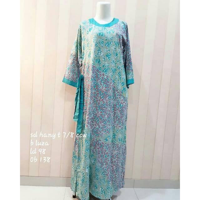 Longdress hany tangan 7/8 ccw Batik LuZa