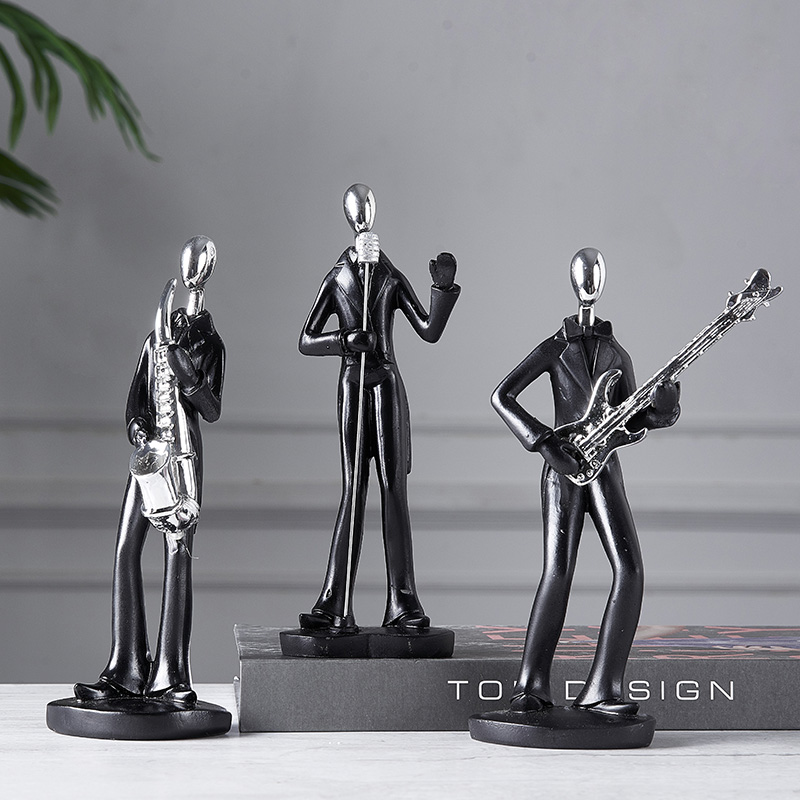 Creative Musician Character Band Home Living Room Tv Cabinet Wine Cabinet Model Room Decoration Desktop Nordic Small Ornaments Shopee Indonesia