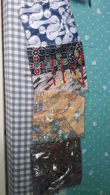 Tunik Seling Parang Daun Atasan Baju Batik Wanita Sogan Modern