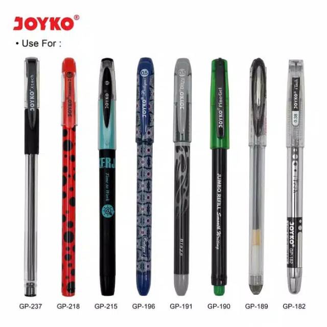 Isi Pulpen/Isi Ulang Pen / Refill Pen Joyko Gel GPR-203 Grosir 24 pcs