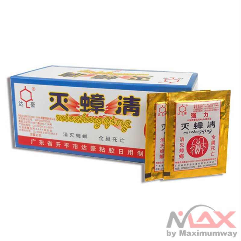 Rakcun Kecoa coro Kecoak, Pembasmi kecoa yang efektif Miezhangqing Bubuk Racun Anti Kecoa 1PCS Warna Kuning
