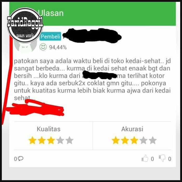 

Kurma Ajwa al - Madinah ukuran Besar