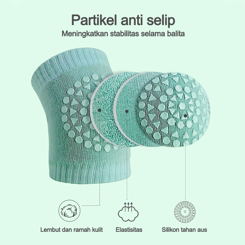 Kaos Kaki Lutut Bayi Anti Slip Pelindung Lutut Bayi Kneepad Knee Protector Kaos Kaki Lutut Bayi Anak Perempuan Laki-laki Murah