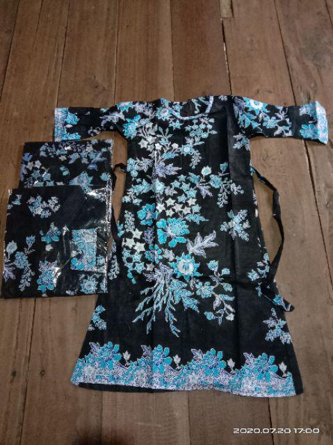 (dua Warna)batik Couple  Keluarga Ayah Ibu Dan Anak Murah Berkualitas Istimewa Motif Cibulan