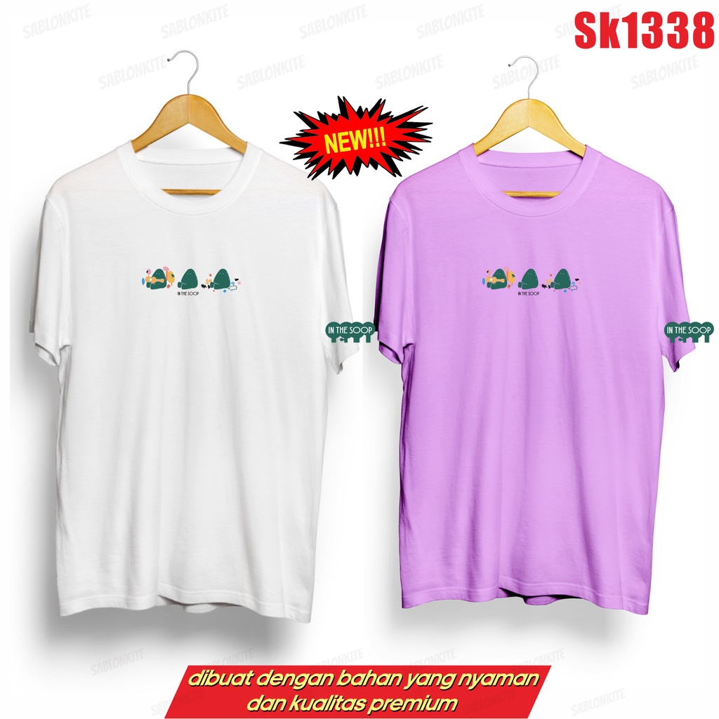 MURAH!!! KAOS KPOP IN THE SOOP 2 3LOGO SK1338 UNISEX ADA KAOS ANAK