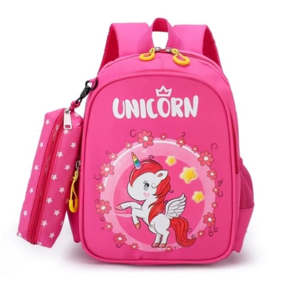 [COD] Tas Ransel Karakter Dinosaurus Unicorn Anak TK SD Laki-Laki Perempuan Terbaru Backpack Anak