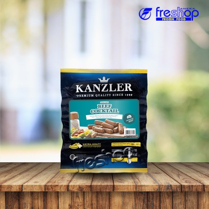 

Sosis Kanzler Beef Cocktail 500 gr Sosis Breakfast Beef Cheese Frankfurter