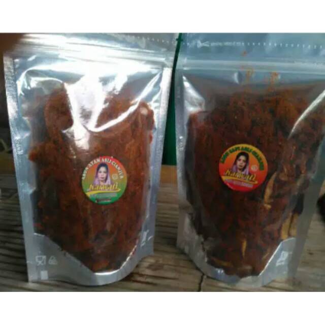 Abon ayam dan sapi kemasan pouch(abon karwati)