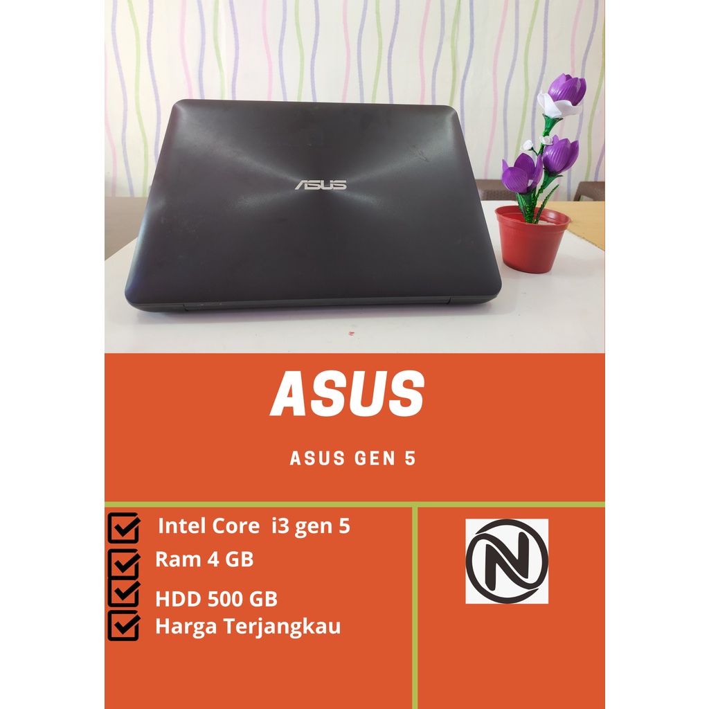 Laptop Asus Core i3 Ram 4gb