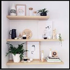 rak ambalan kayu dinding tempel Rak dinding Kayu Dekorasi Rumah Hiasan Tempel Dekorasi kamar