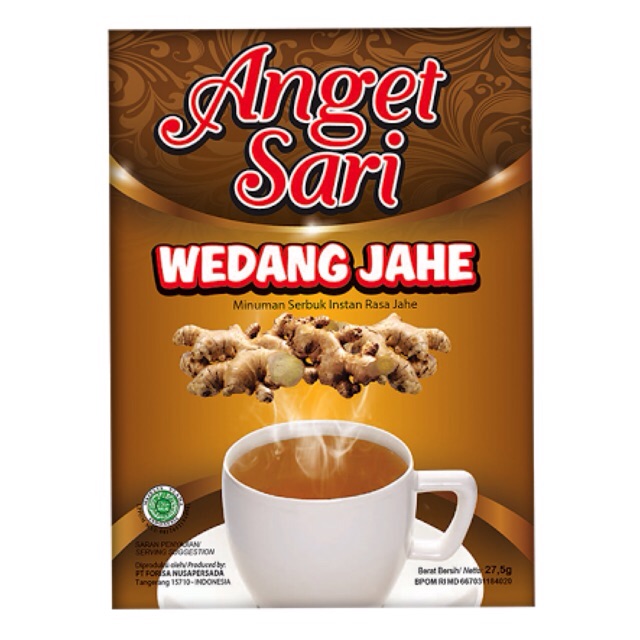 

Anget sari wedang jahe