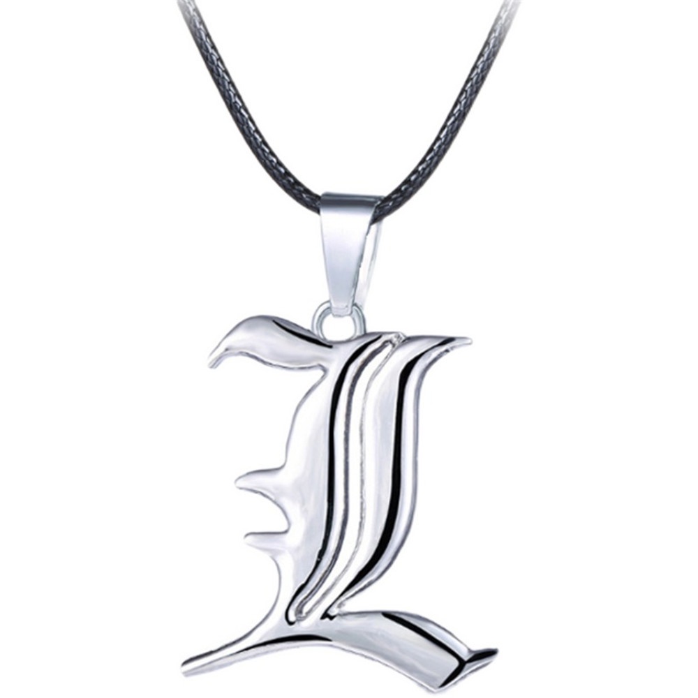 【COD Tangding】Fashion Personalized Design Letter L Pendant Necklace Fashion Versatile Retro Jewelry