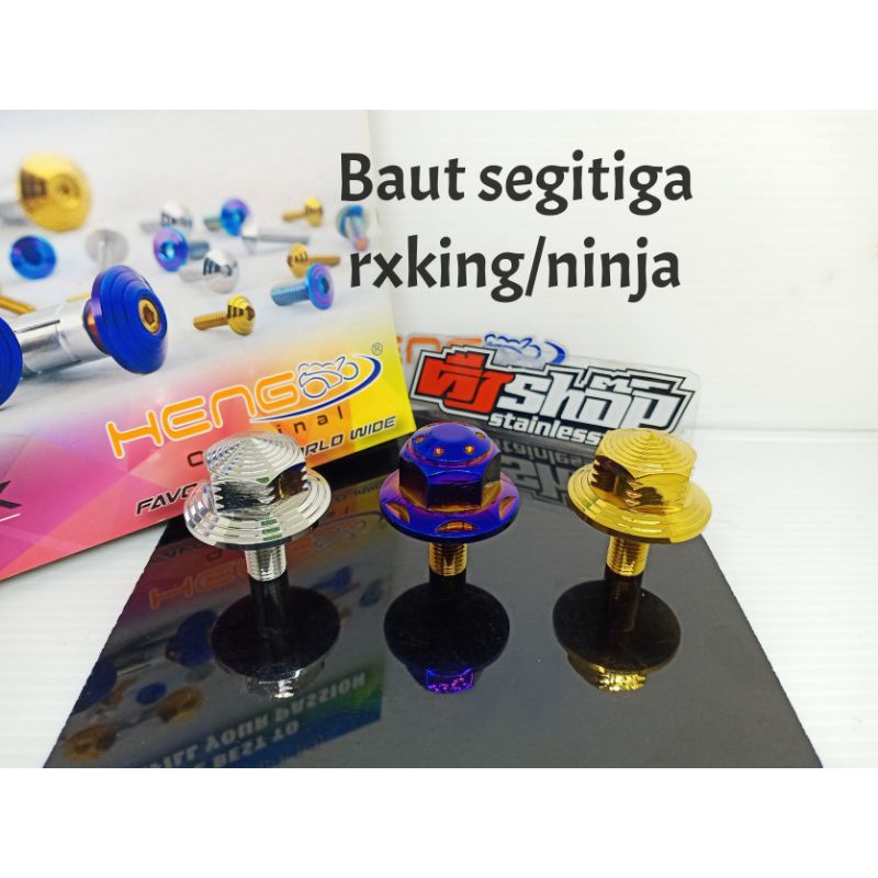 baut segitiga ninja Rr rxking baut segitiga depan ninja rx baut probolt segitiga RXKING R15 VIXION h