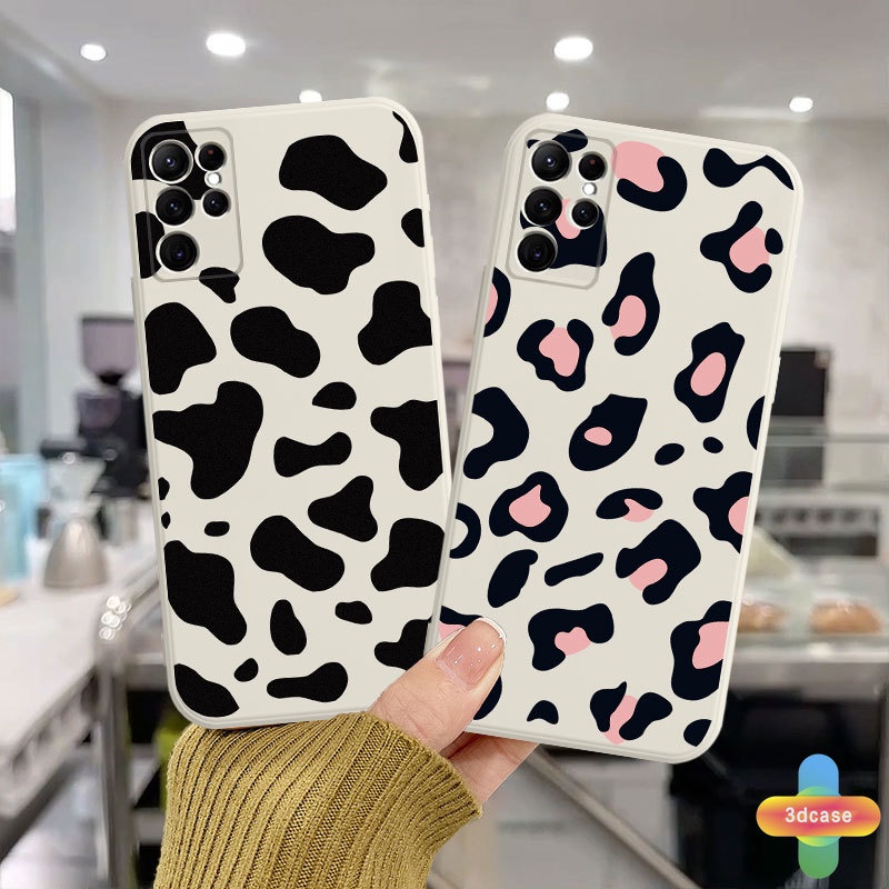 Casing OPPO A15 A54 A5S A3S A16 A95 A7 A5 A9 A31 A53 2020 A12 A1K A55 A36 A76 A96 Reno 5 4 5F 4F 6 7 A57 A74 A15S A52 A11K A92 A35 A11 A93 A32 A72 A94 A53S F17 PRO A16S A12S A12E A33 Y20 Y12 5 5i C3 C25 Fashion Leopard Print Camera Lens Protection Case