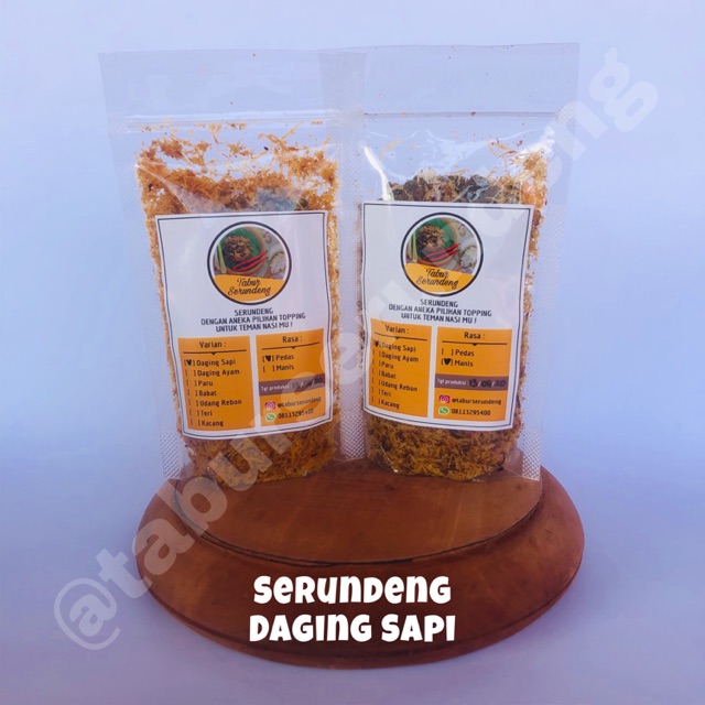 

SERUNDENG DAGING SAPI / SERUNDENG DENDENG RAGI