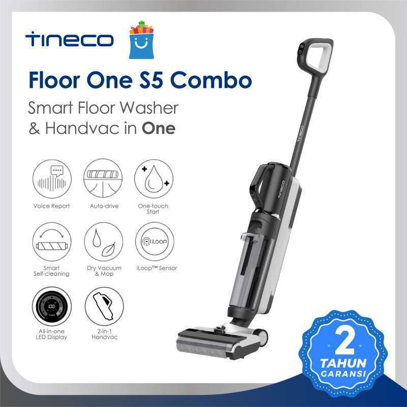 Tineco Floor One S5 Combo Kit Smart Wet Dry Cordless Stick Handheld Vacuum