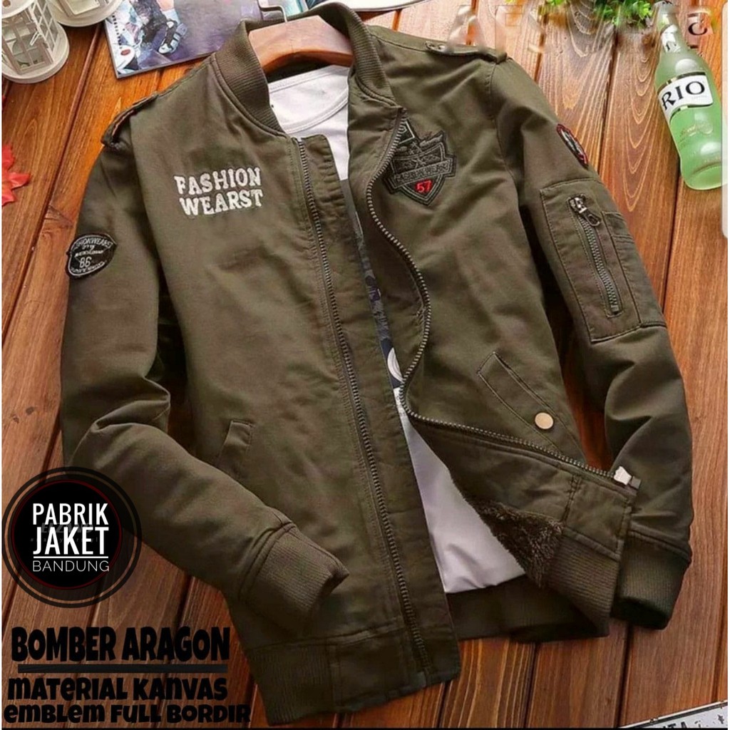 ARAGON BOMBER || Jacket Bomber Pilot || Jaket Pria Masakini #AB