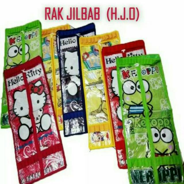 ORGANIZER JILBAB / RAK JILBAB KARAKTER / RAK JILBAB GANTUNG