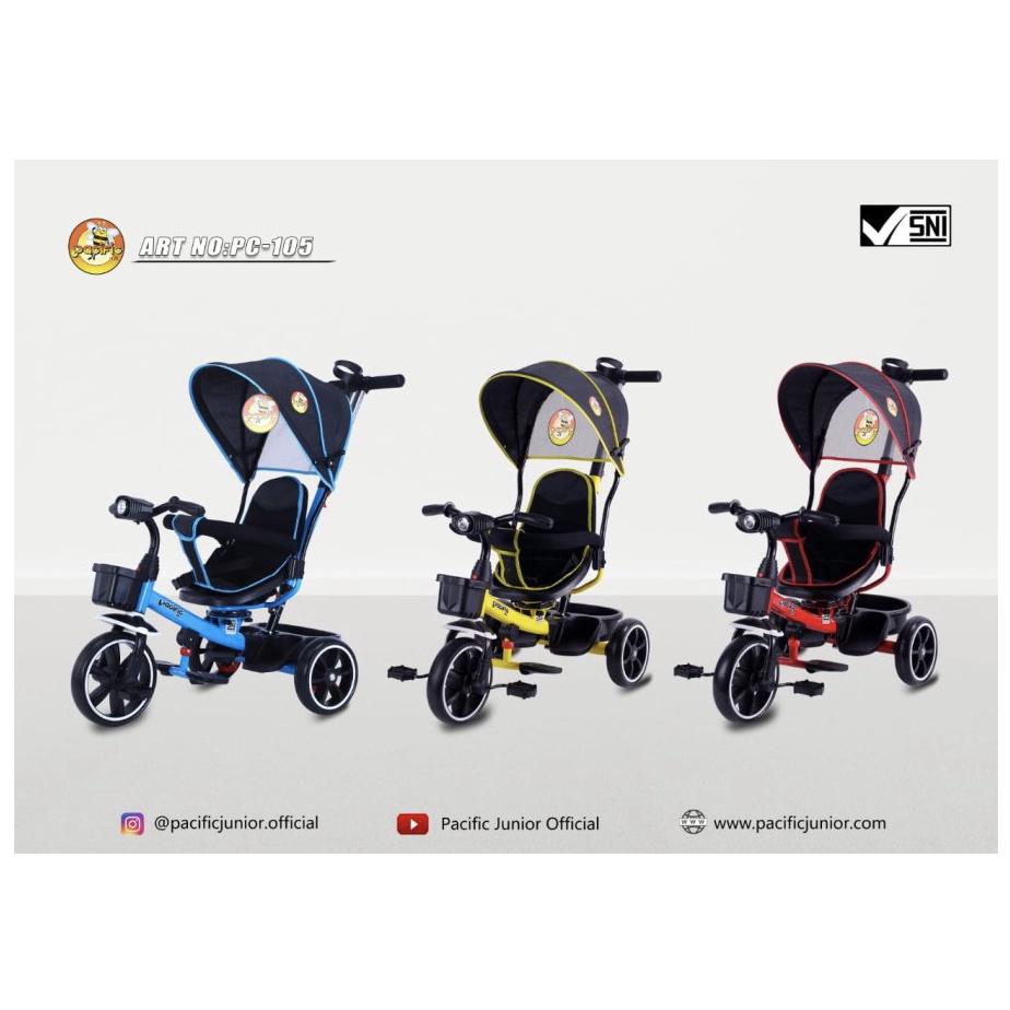 Sepeda Anak Roda Tiga Tricycle Pacific 105