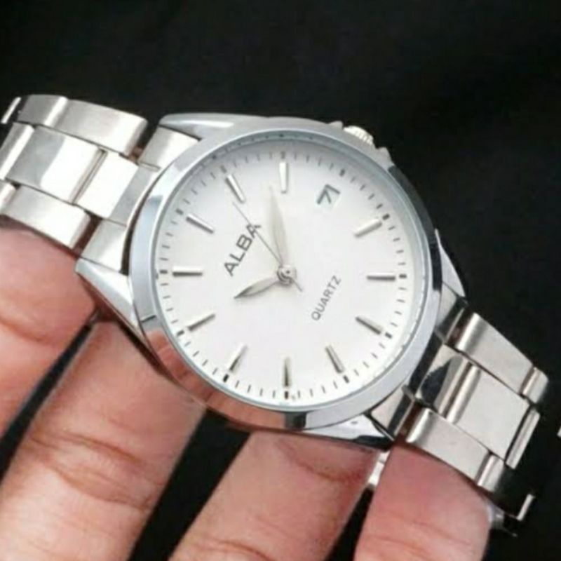 Jam Tangan Wanita Alba 8059L Rantai Silver