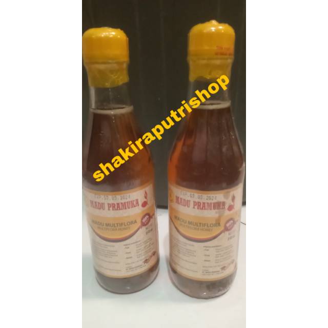 

Madu multiflora 350ml (madu pramuka)