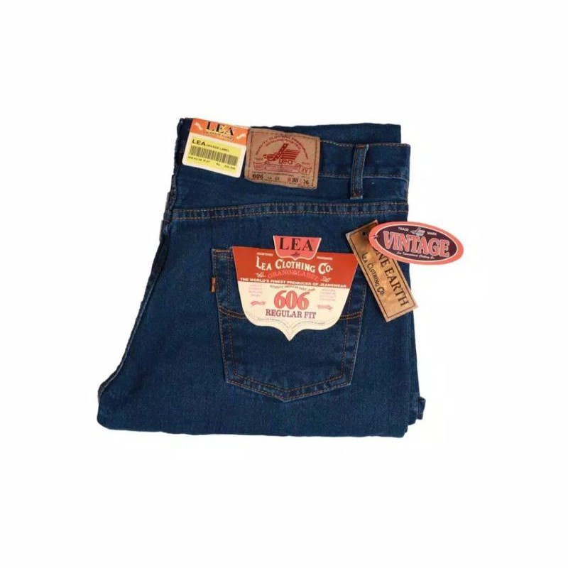 promo celana panjang jeans pria  LEA pria standar reguler terlaris