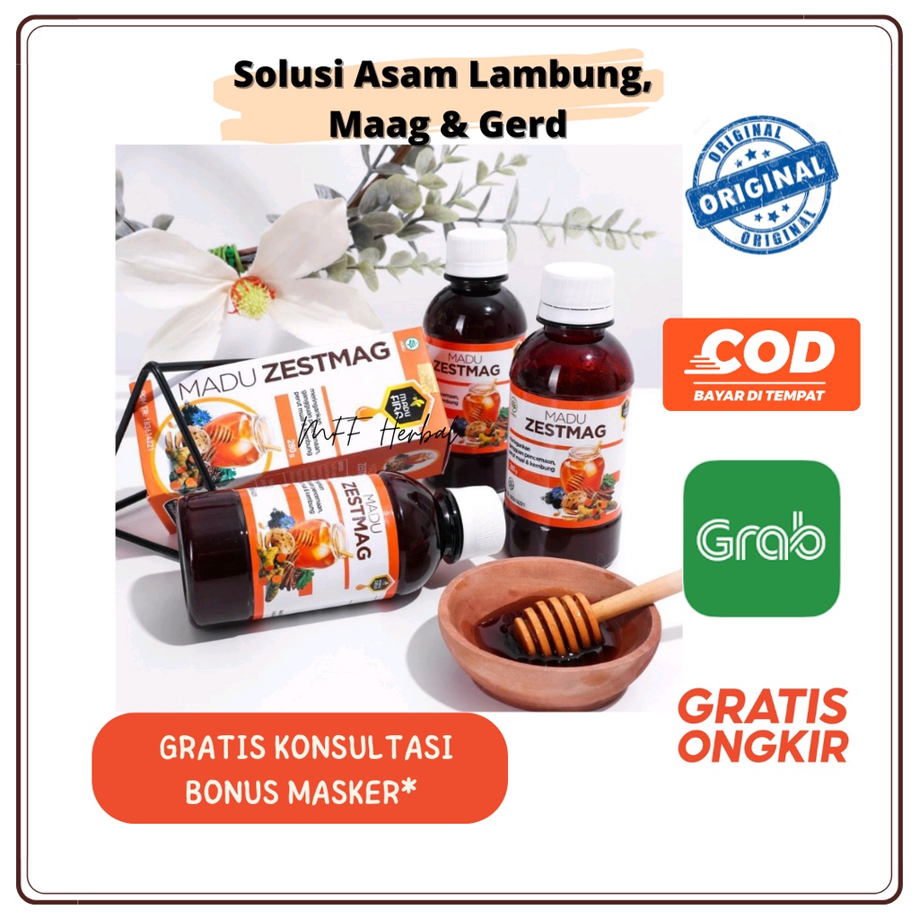 

Madu ZESTMAG Original Herbal Obat Suplemen Sakit Maag Gerd Dan Penurun Asam Lambung