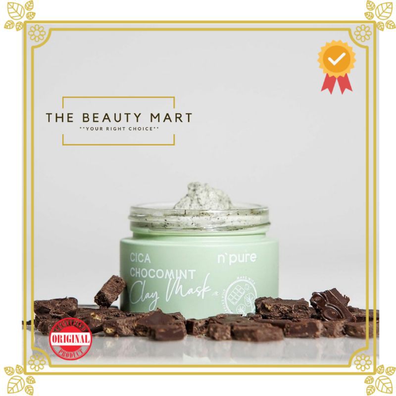 NPURE Clay Mask Centella Asiatica Chocomint