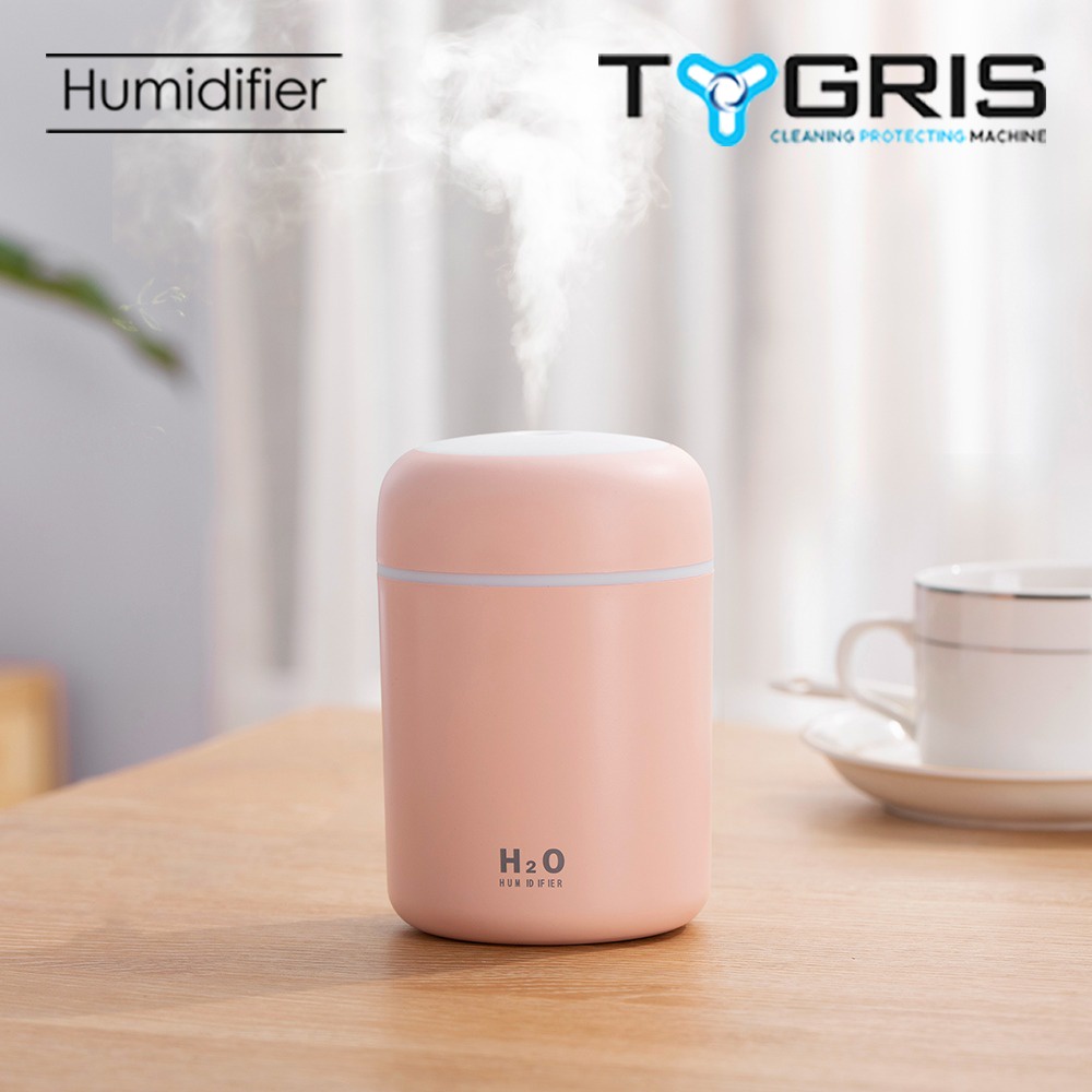 TYGRIS HUMIDIFIER DIFFUSER + FREE 1 LITER REFILL 1L DESINFEKTAN HUMIDIFIER GREEN TEA