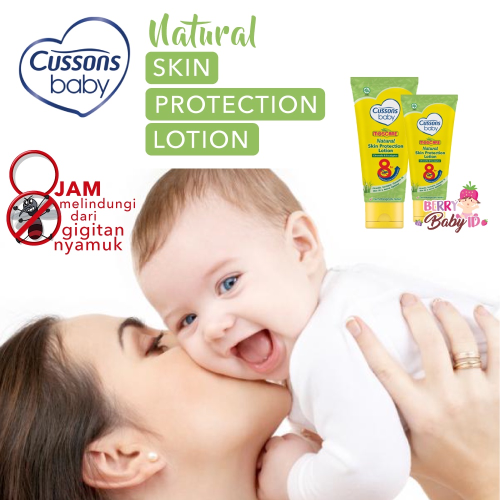 Cussons Baby Moscare Losion Anti Nyamuk Bayi 50 Gram 100 Gram Berry Mart