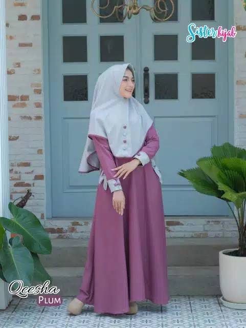 COD GAMIS QEESHA TANPA HIJAB//GAMIS WANITA